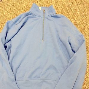 Fabletics Pullover Sweatshirt - Ocean Blue - Size M